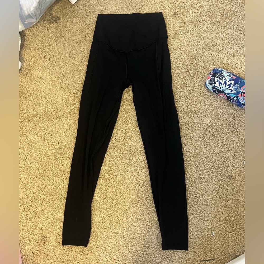 Black aerie leggings,with pockets